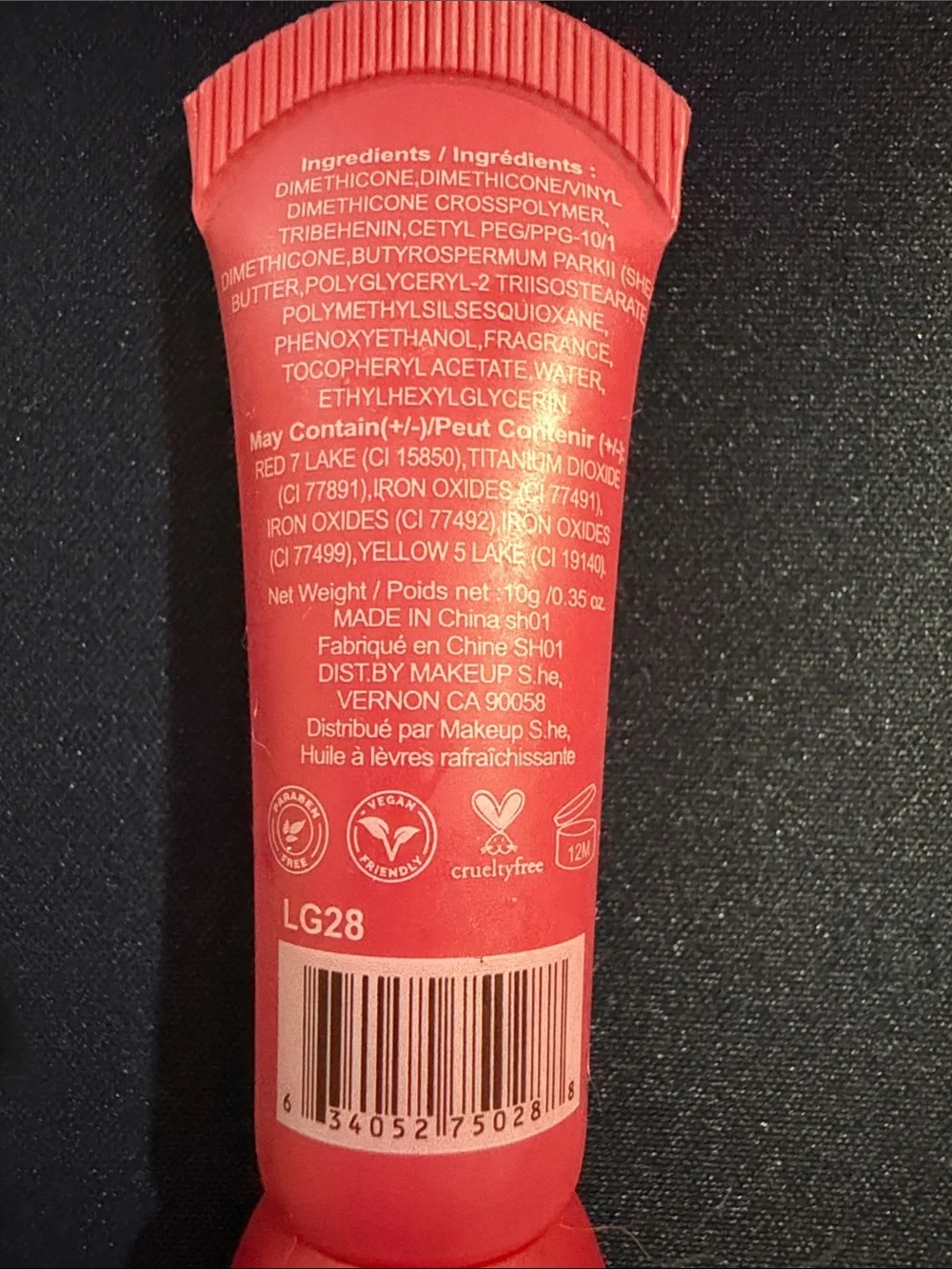 3/$15 🌸 She Makeup Matte Lip Balm - Berry Vanilla